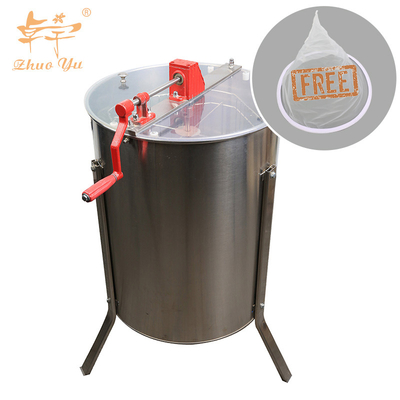 100% Bee Brand New Honey Extractor Manual 3 Seamless Frames Separation Honey Extractor Hot Sale